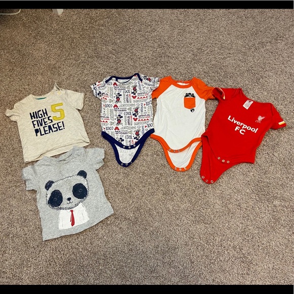 Baby boy clothings bibs 6m - 12m 25 pcs - Picture 7 of 8